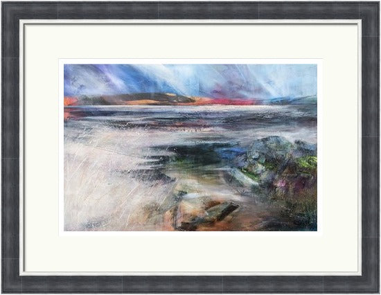 Long Beach Walk Signed Limited Edition by Fiona Matheson