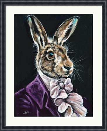 Leopold Hare Print by Louise Brown