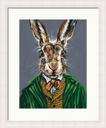 Hartley Hare Print by Louise Brown