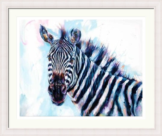 Punda Milia Zebra Art Print (Limited Edition) by Georgina McMaster