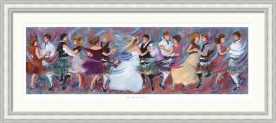 The Bridal Party Ceilidh Dancers by Janet McCrorie