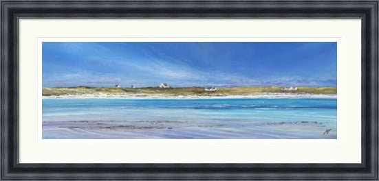 Little White Houses Gott Bay, Tiree by Allison Young