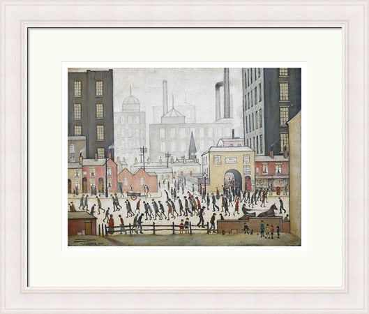 Coming From The Mill, 1930 by L S Lowry