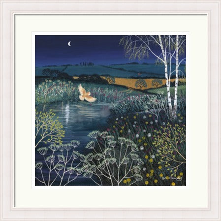 Over Moonlit Pool by Jo Grundy