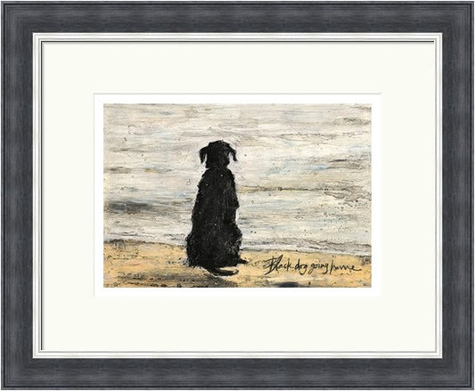 Black Dog Going Home by Sam Toft