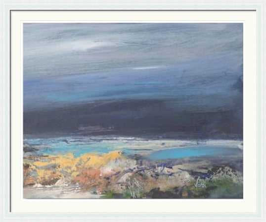 So Near, So Far, Loch Awe by Arie Vardi framed wall art print showing a reflective landscape view inspired by Loch Awe