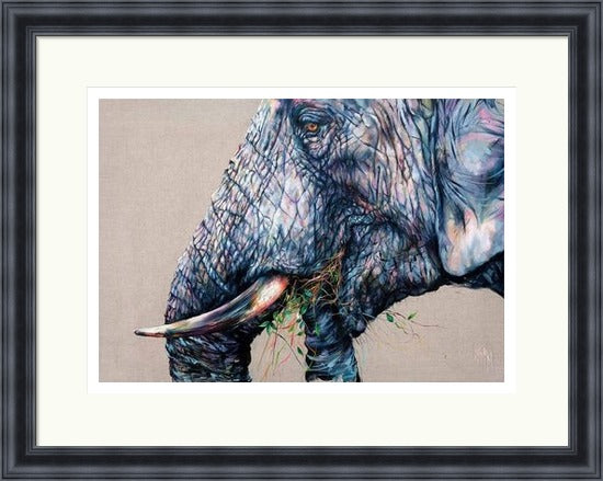 Hekima Kubwa Elephant Art Print (Limited Edition) by Georgina McMaster