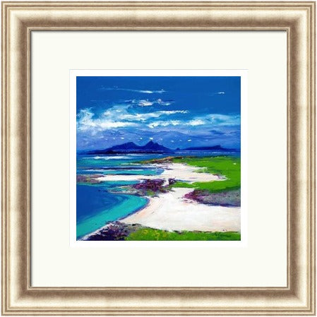 Summerlight, Sanna Bay, Ardnamurchan by John Lowrie Morrison (JOLOMO) Framed Art