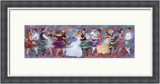 The Bridal Party Ceilidh Dancers by Janet McCrorie