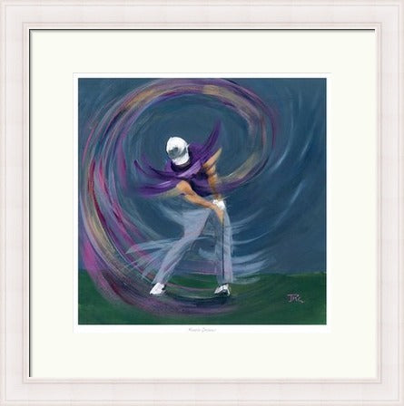 Purple Dreams Golf by Janet McCrorie