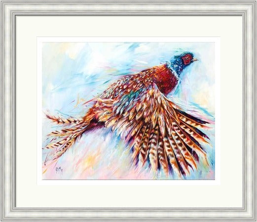 The Getaway Pheasant Art Print (Limited Edition) by Georgina McMaster