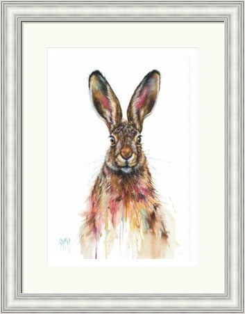 I'm All Ears Hare Art Print (Limited Edition) by Georgina McMaster