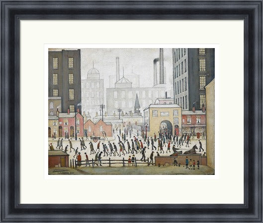 Coming From The Mill, 1930 by L S Lowry