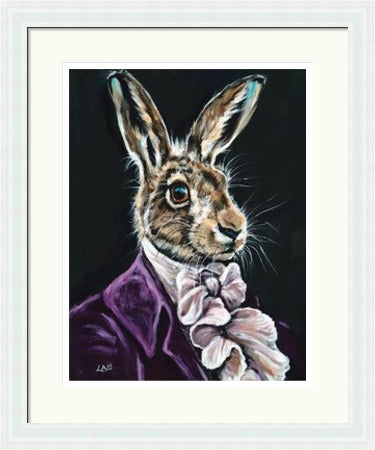 Leopold Hare Print by Louise Brown