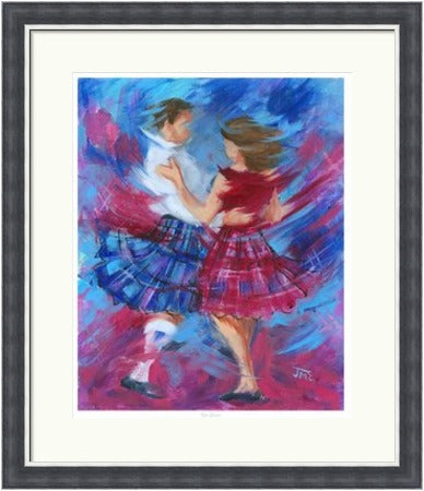 Our Dance Ceilidh Dancers by Janet McCrorie