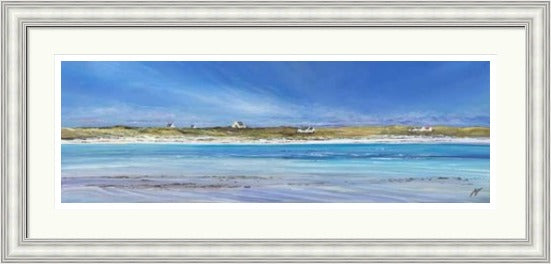 Little White Houses Gott Bay, Tiree by Allison Young