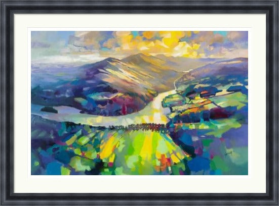Pentland Hills Signed Limited Edition Art Print by Scott Naismith