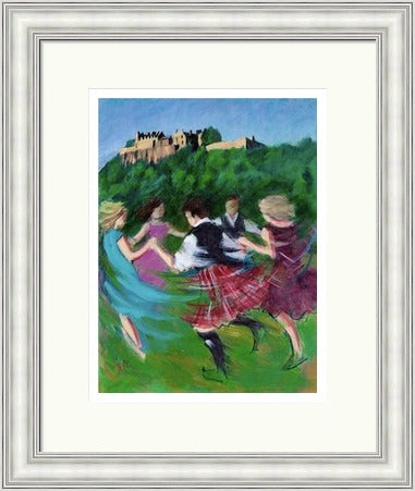 Ceilidh Amidst Majesty, Edinburgh Castle by Janet McCrorie