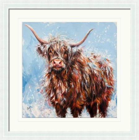 The Beast from the West Highland Cow Art Print (Limited Edition) by Georgina McMaster