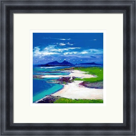 Summerlight, Sanna Bay, Ardnamurchan by John Lowrie Morrison (JOLOMO) Framed Art