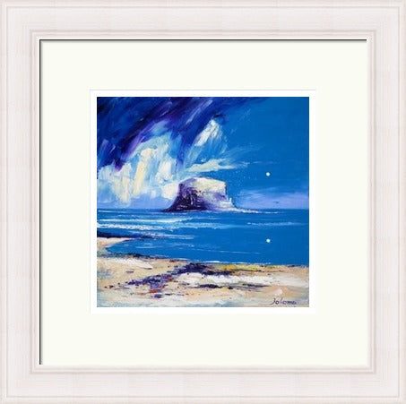 Light Rain on the Bass Rock by John Lowrie Morrison (JOLOMO)