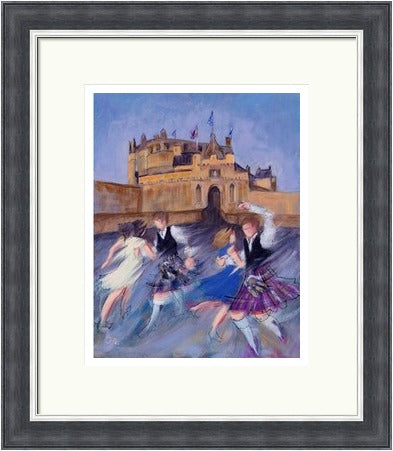 Castle Connections, Edinburgh Castle by Janet McCrorie