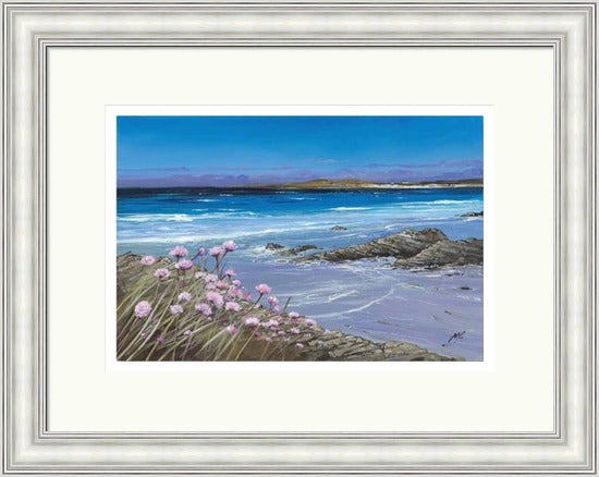 Sea Pinks, Tiree by Allison Young