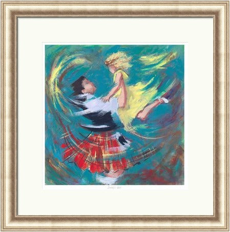 Daddys Girl Ceilidh Dancers by Janet McCrorie