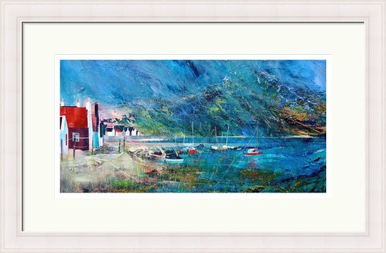 Buildings and Boats Signed Limited Edition by Fiona Matheson