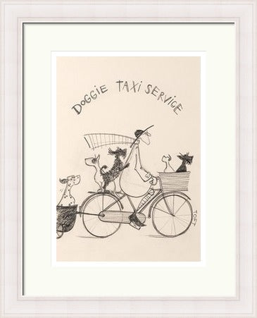 Doggie Taxi Service Sketch by Sam Toft