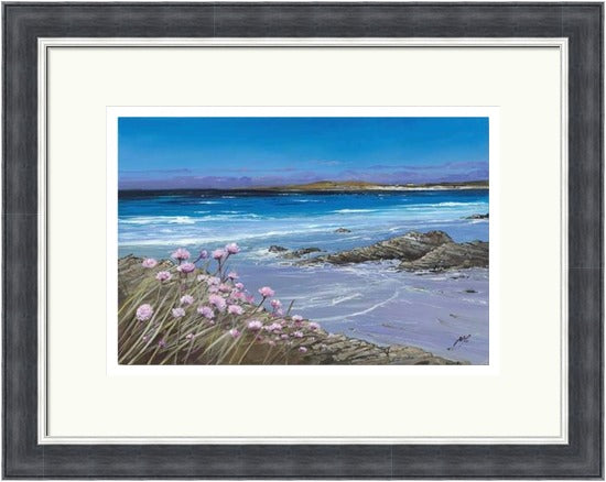 Sea Pinks, Tiree by Allison Young