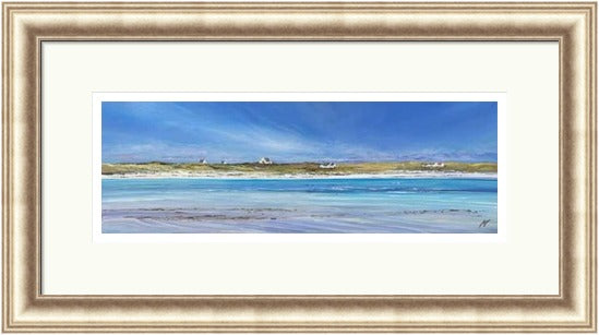 Little White Houses Gott Bay, Tiree by Allison Young