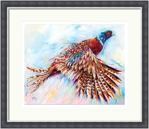 The Getaway Pheasant Art Print (Limited Edition) by Georgina McMaster