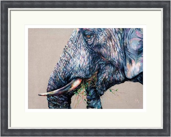 Hekima Kubwa Elephant Art Print (Limited Edition) by Georgina McMaster