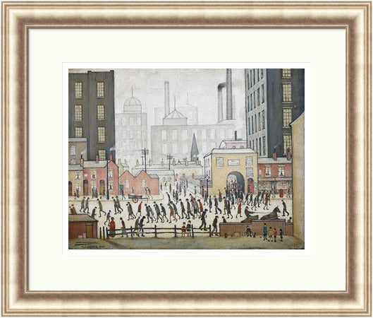 Coming From The Mill, 1930 by L S Lowry