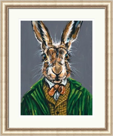 Hartley Hare Print by Louise Brown