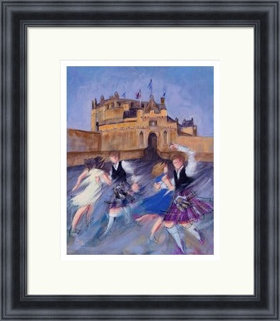 Castle Connections, Edinburgh Castle by Janet McCrorie