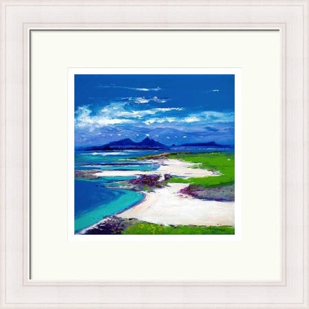 Summerlight, Sanna Bay, Ardnamurchan by John Lowrie Morrison (JOLOMO) Framed Art