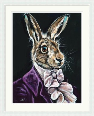 Leopold Hare Print by Louise Brown