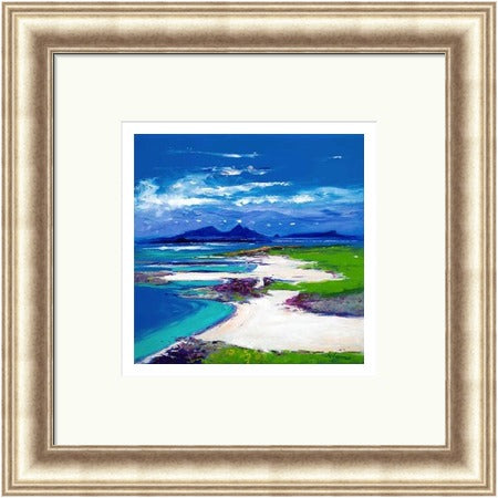 Summerlight, Sanna Bay, Ardnamurchan by John Lowrie Morrison (JOLOMO) Framed Art