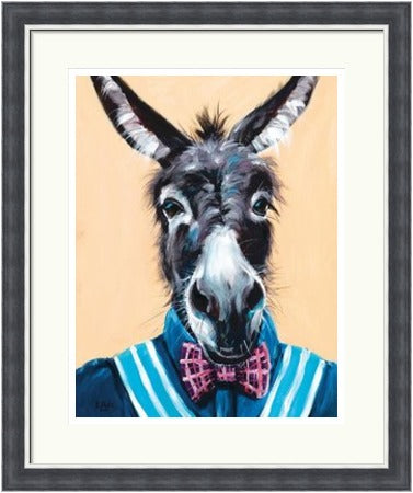 Darius Donkey Print by Louise Brown