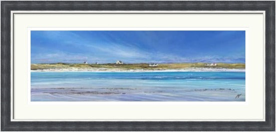 Little White Houses Gott Bay, Tiree by Allison Young