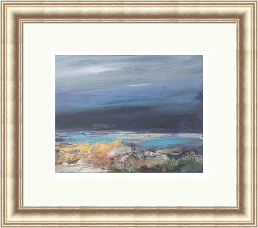 So Near, So Far, Loch Awe by Arie Vardi framed wall art print showing a reflective landscape view inspired by Loch Awe