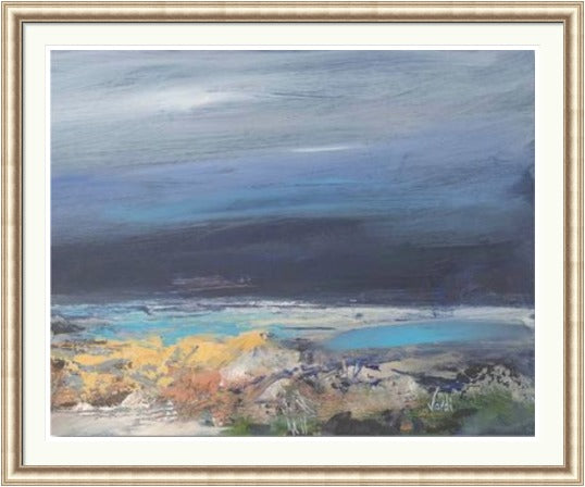 So Near, So Far, Loch Awe by Arie Vardi framed wall art print showing a reflective landscape view inspired by Loch Awe
