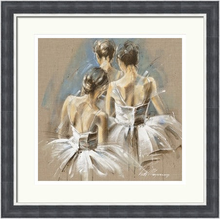 Ballerina White Dress IV by Kitty Meijering