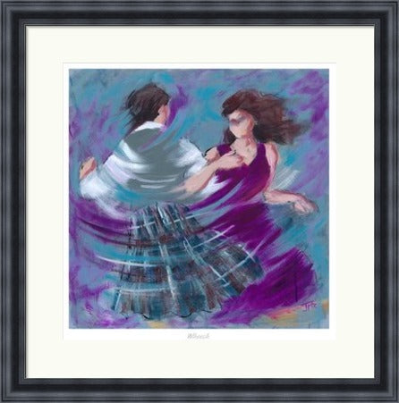 Wheech Ceilidh Dancers by Janet McCrorie