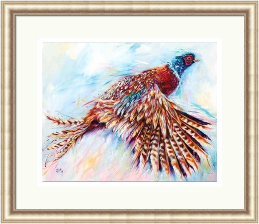 The Getaway Pheasant Art Print (Limited Edition) by Georgina McMaster