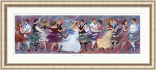 The Bridal Party Ceilidh Dancers by Janet McCrorie