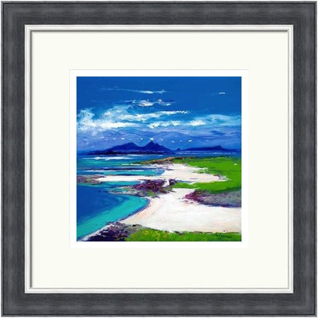 Summerlight, Sanna Bay, Ardnamurchan by John Lowrie Morrison (JOLOMO) Framed Art