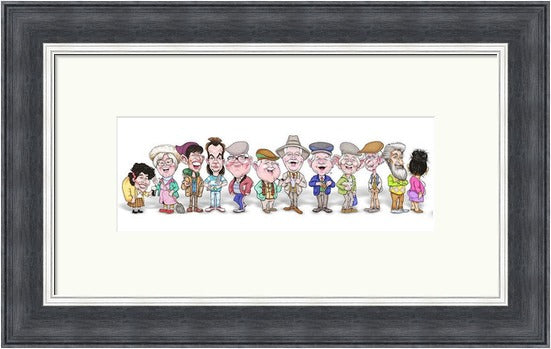 Auld Pals - Still Game The Gang (petite) – Art Prints Gallery